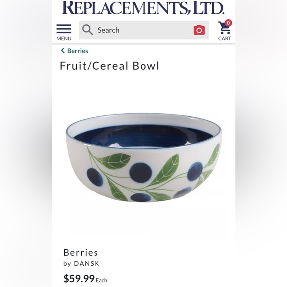 4 Dansk “Berries” 5.25” bowls. - Picture 4 of 16